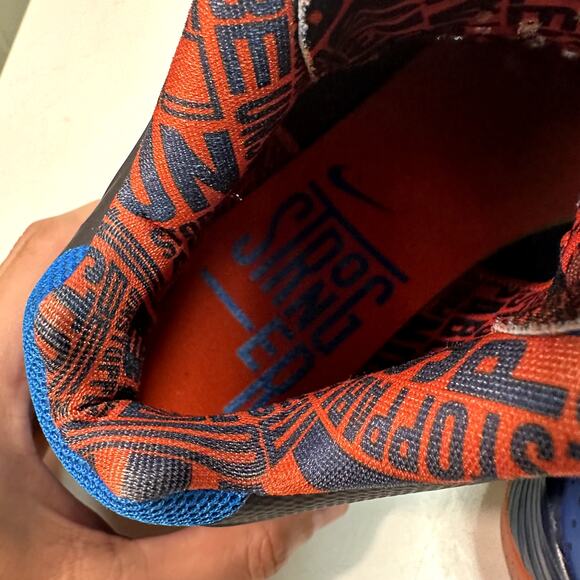 NWOT Nike Zoom Hyperenforcer PE Russell Westbrook OKC Thunder Blue Orange 11 - Picture 12 of 15
